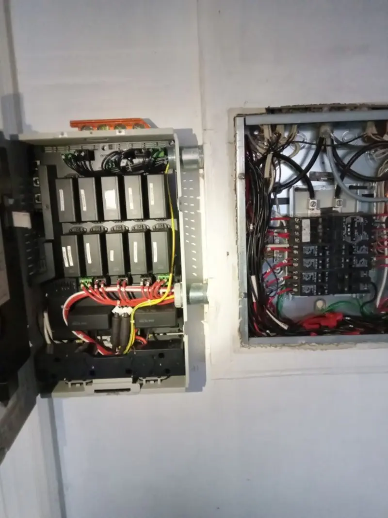 Electrical panel upgrade completed for Ring Doorbell Installation in Petal
